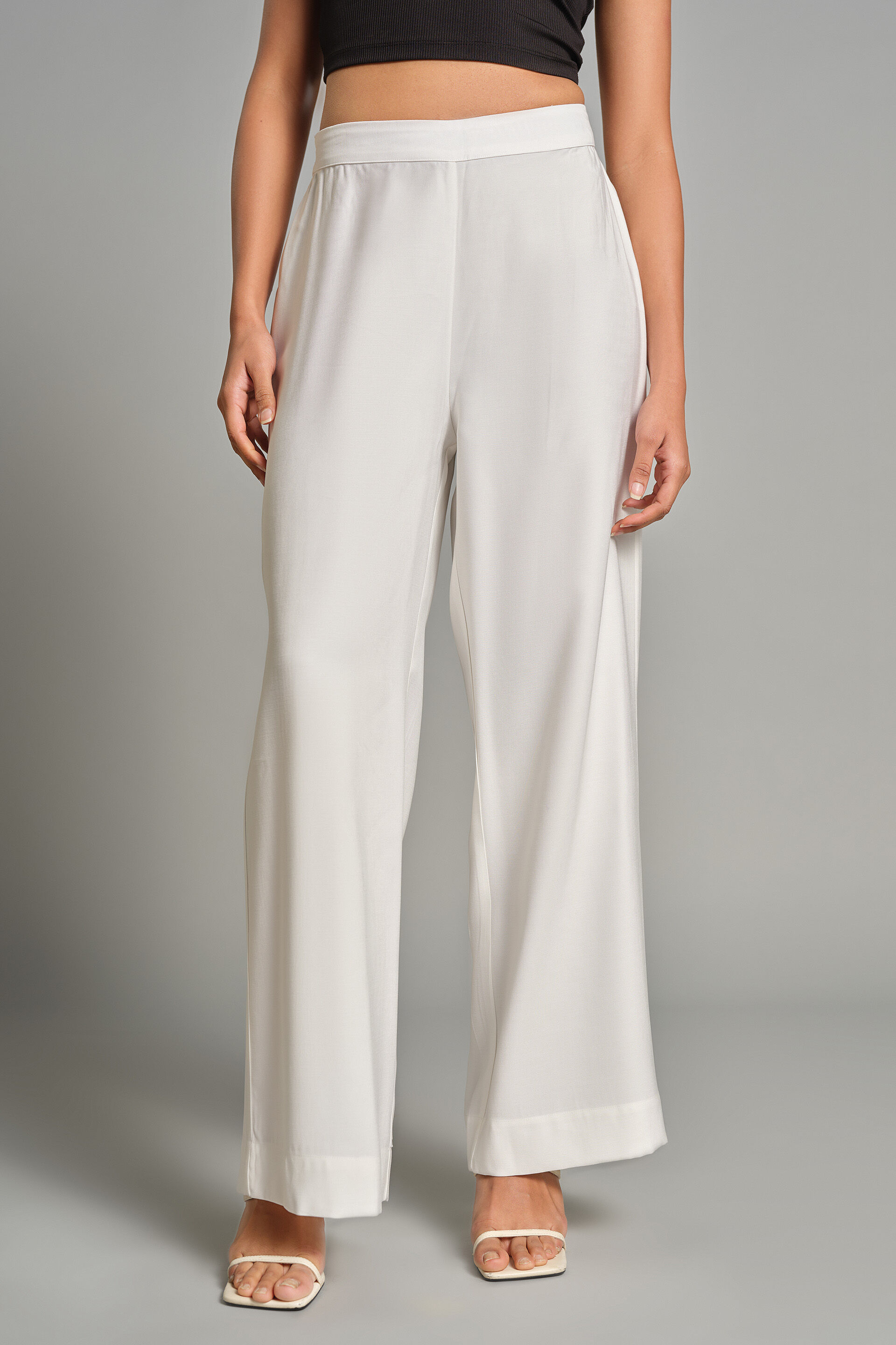 Made To Move Flair Pants, White, image 3
